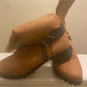 Women Stylish Boots mid caf